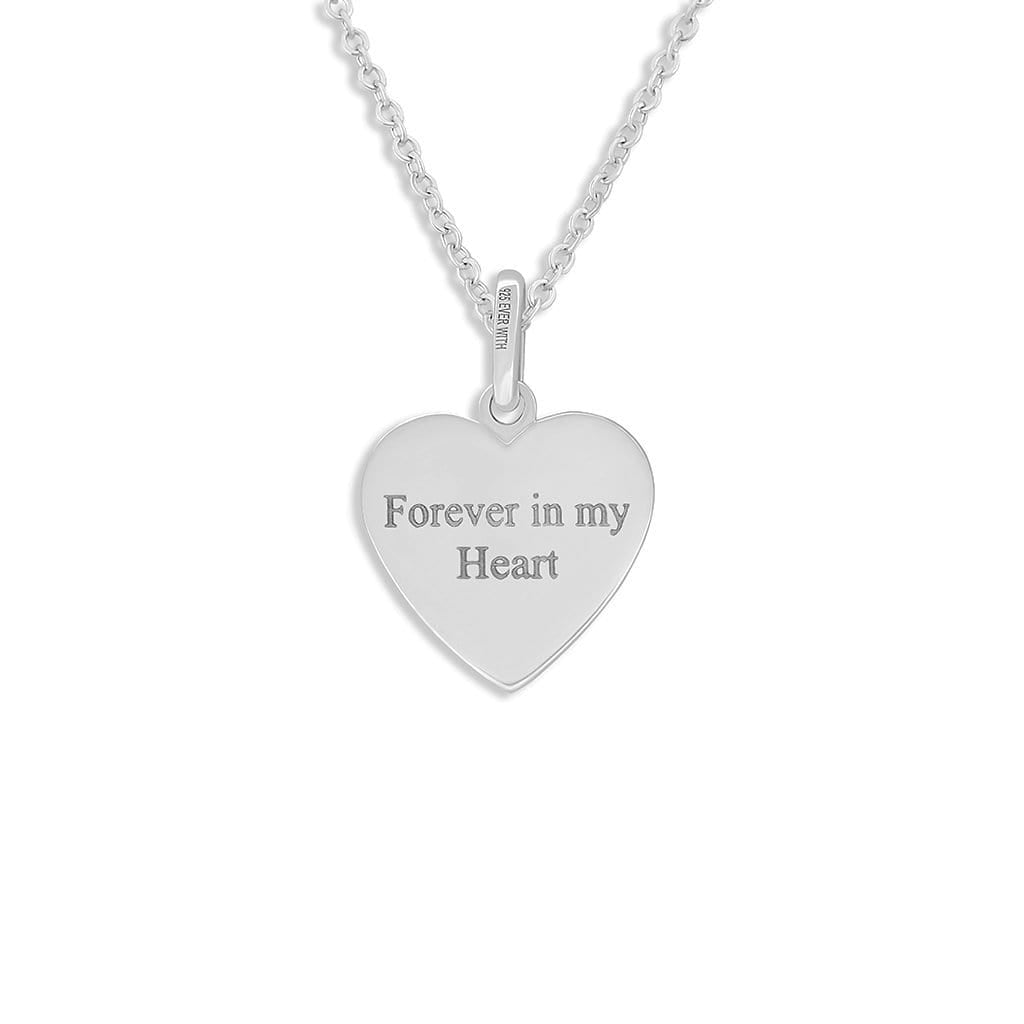 Load image into Gallery viewer, EverWith Engraved Half Heart Standard Engraving Memorial Pendant