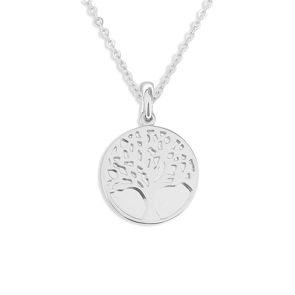 Load image into Gallery viewer, EverWith Engraved Tree of Life Discreet Messaging Memorial Pawprint Discreet Messaging Pendant