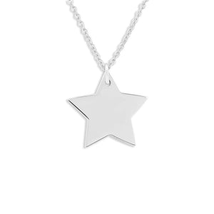EverWith Engraved Star Drawing Memorial Pendant