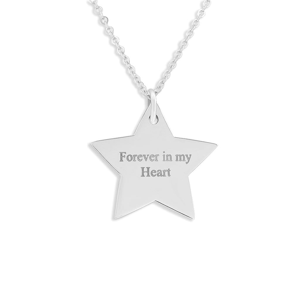 Load image into Gallery viewer, EverWith Engraved Star Standard Engraving Pendant