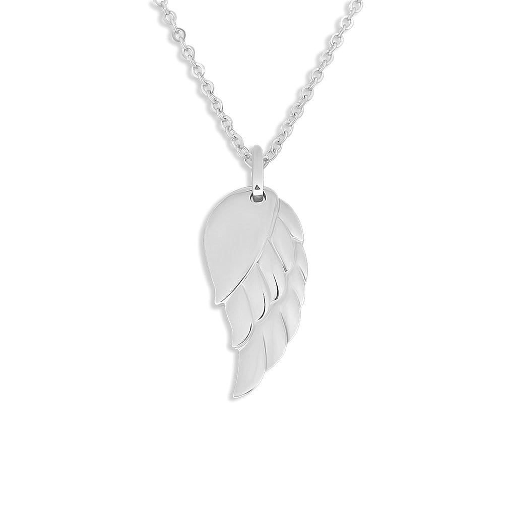 Load image into Gallery viewer, EverWith Engraved Wing Handwriting Memorial Pendant