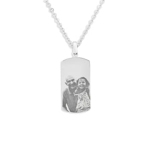EverWith Engraved Tag Photo Engraving Memorial Pendant