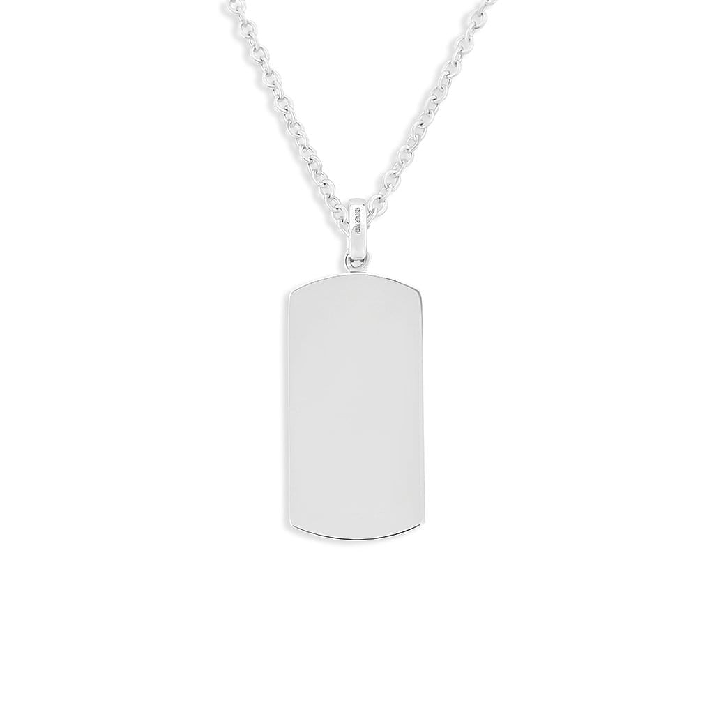 Load image into Gallery viewer, EverWith Engraved Tag Fingerprint Memorial Pendant