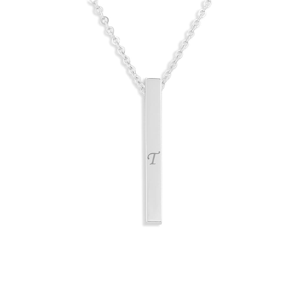 Load image into Gallery viewer, EverWith Engraved Long Bar Memorial Standard Engraving Pendant