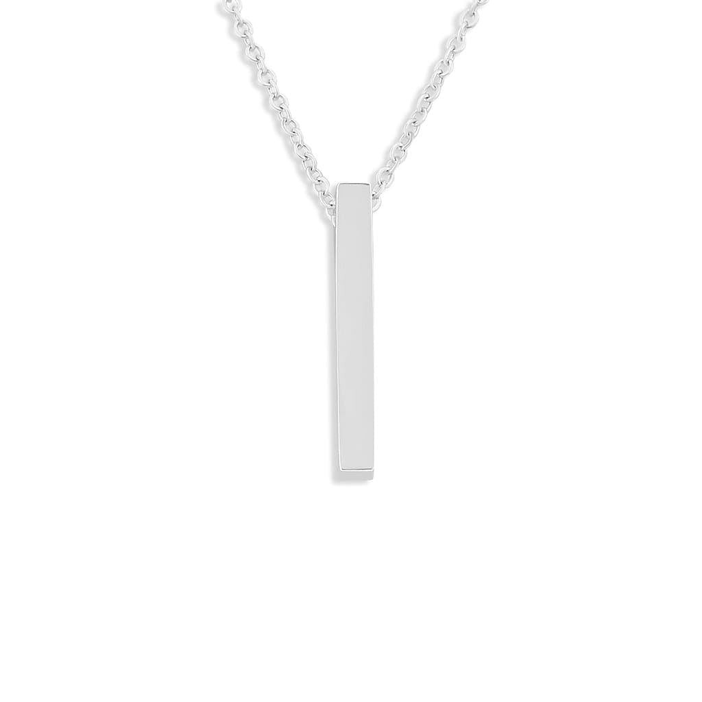 Load image into Gallery viewer, EverWith Engraved Short Bar Handwriting Memorial Pendant
