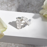 EverWith Engraved Bar Standard Engraving Memorial Cufflinks