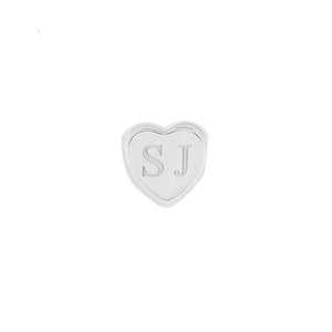 EverWith Engraved Heart Standard Engraving Memorial Charm Bead