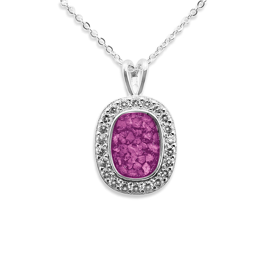 EverWith Ladies Treasure Memorial Ashes Pendant with Fine Crystals
