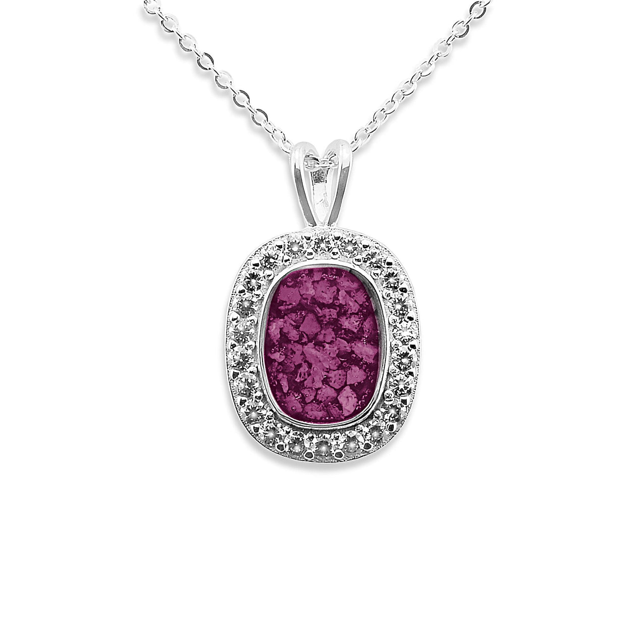 Load image into Gallery viewer, EverWith Ladies Treasure Memorial Ashes Pendant with Fine Crystals