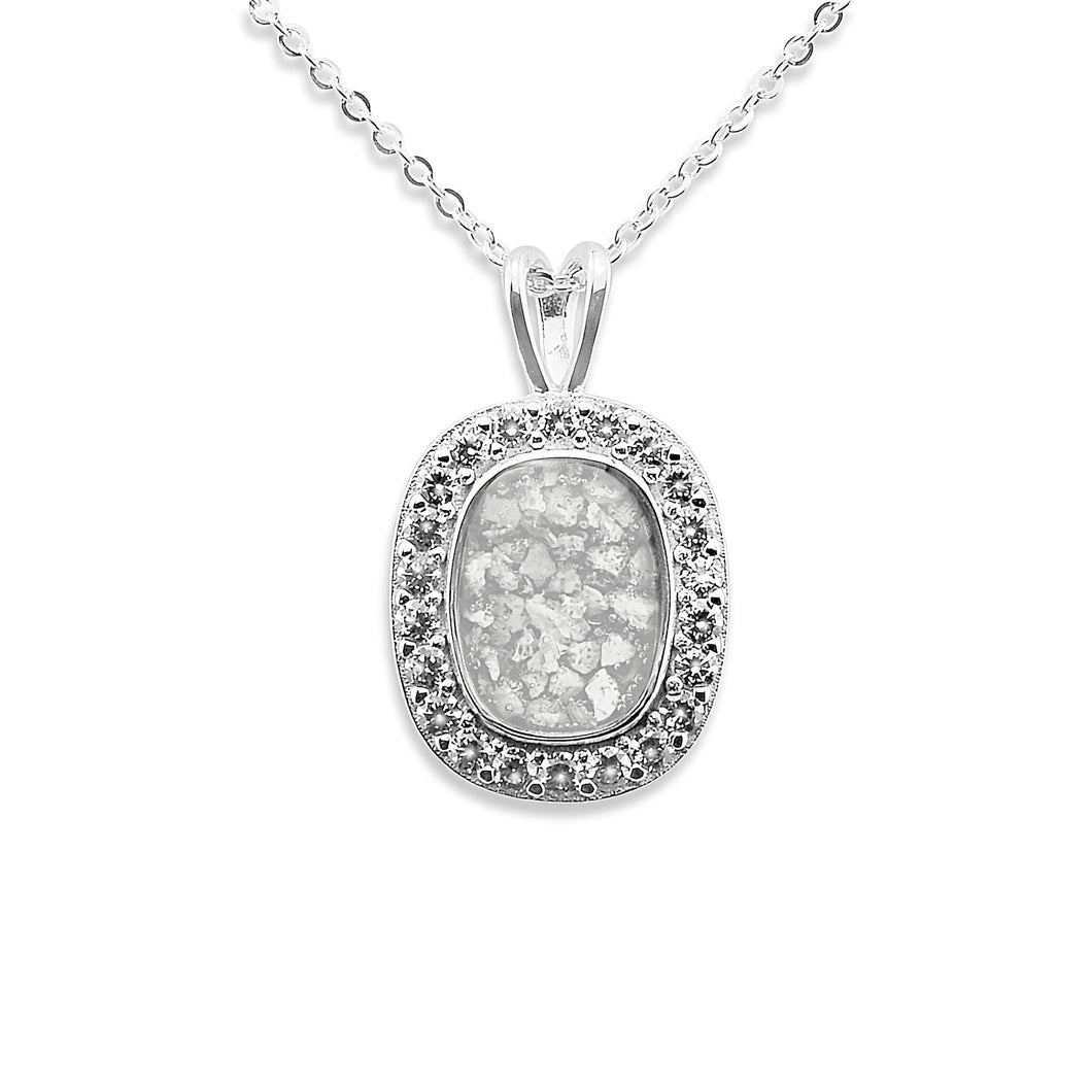 EverWith Ladies Treasure Memorial Ashes Pendant with Fine Crystals