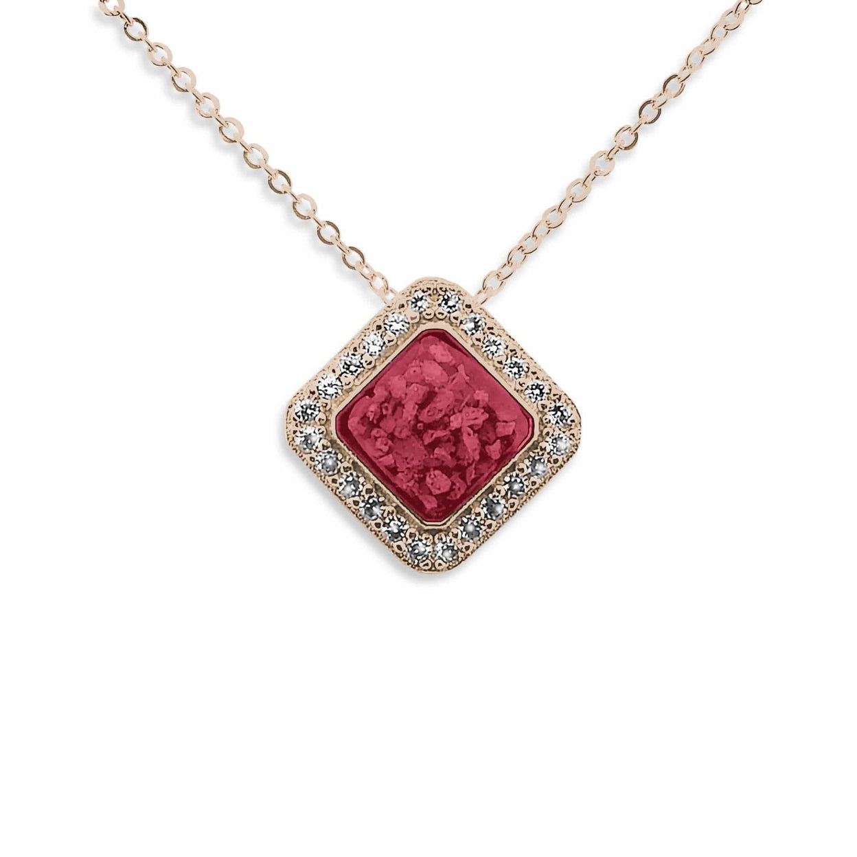 Load image into Gallery viewer, EverWith Ladies Bless Memorial Ashes Pendant with Fine Crystals