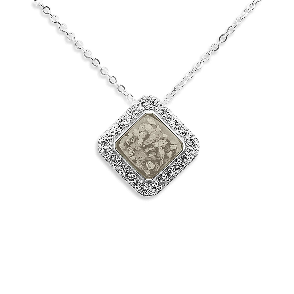 Load image into Gallery viewer, EverWith Ladies Bless Memorial Ashes Pendant with Fine Crystals