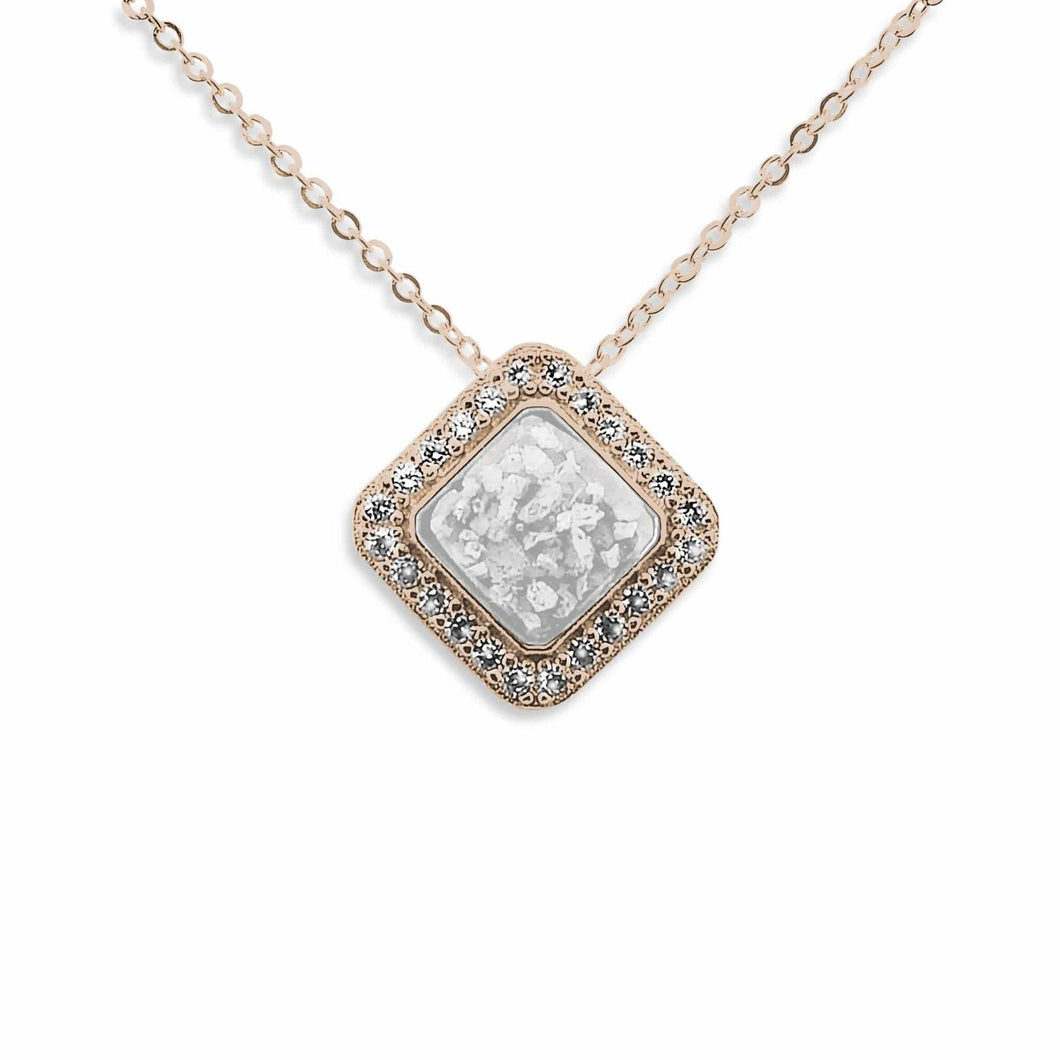 EverWith Ladies Bless Memorial Ashes Pendant with Fine Crystals