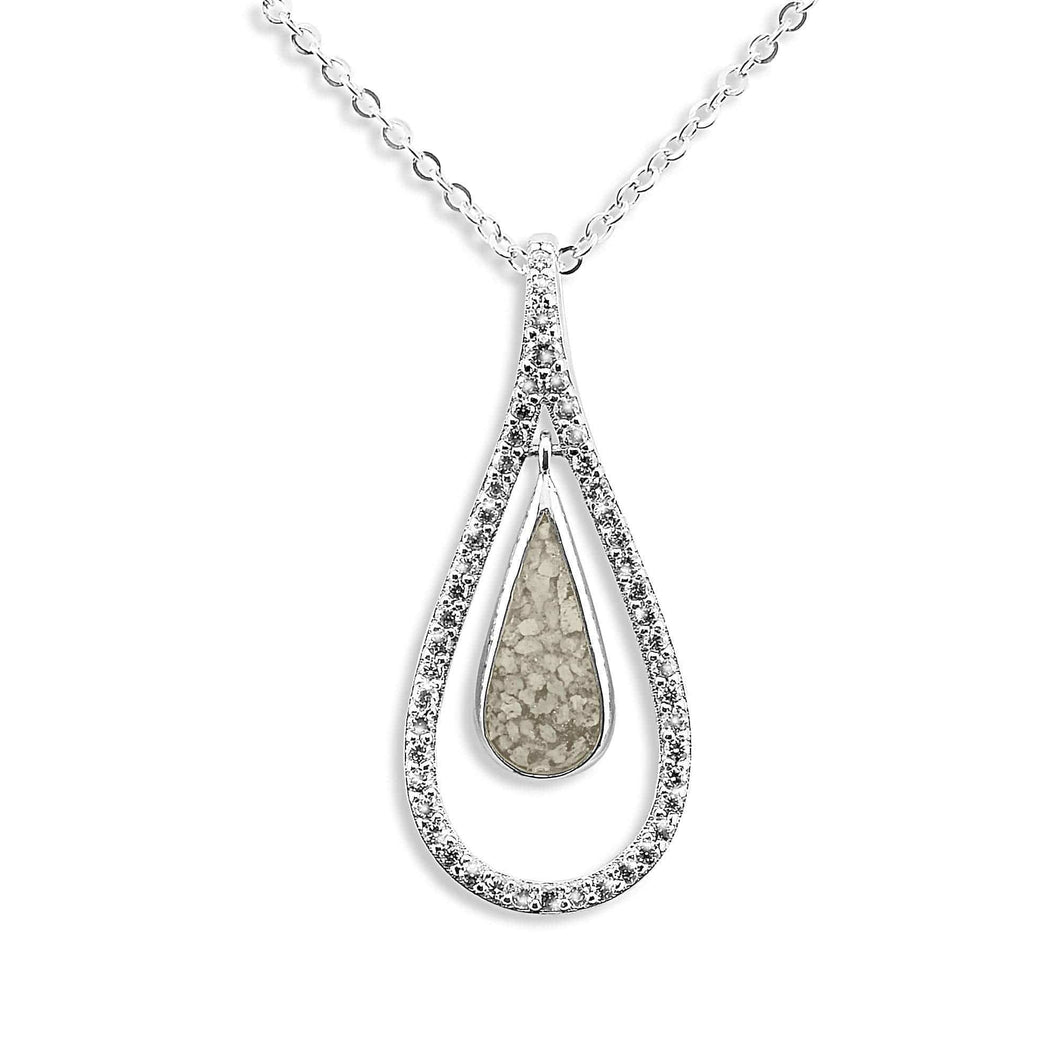 EverWith Ladies Teardrop Memorial Ashes Pendant