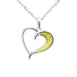 EverWith Ladies Embrace Memorial Ashes Pendant Yellow