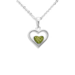 EverWith Ladies Comfort Memorial Ashes Pendant Green