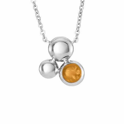 EverWith Ladies Rondure Array Memorial Ashes Necklace