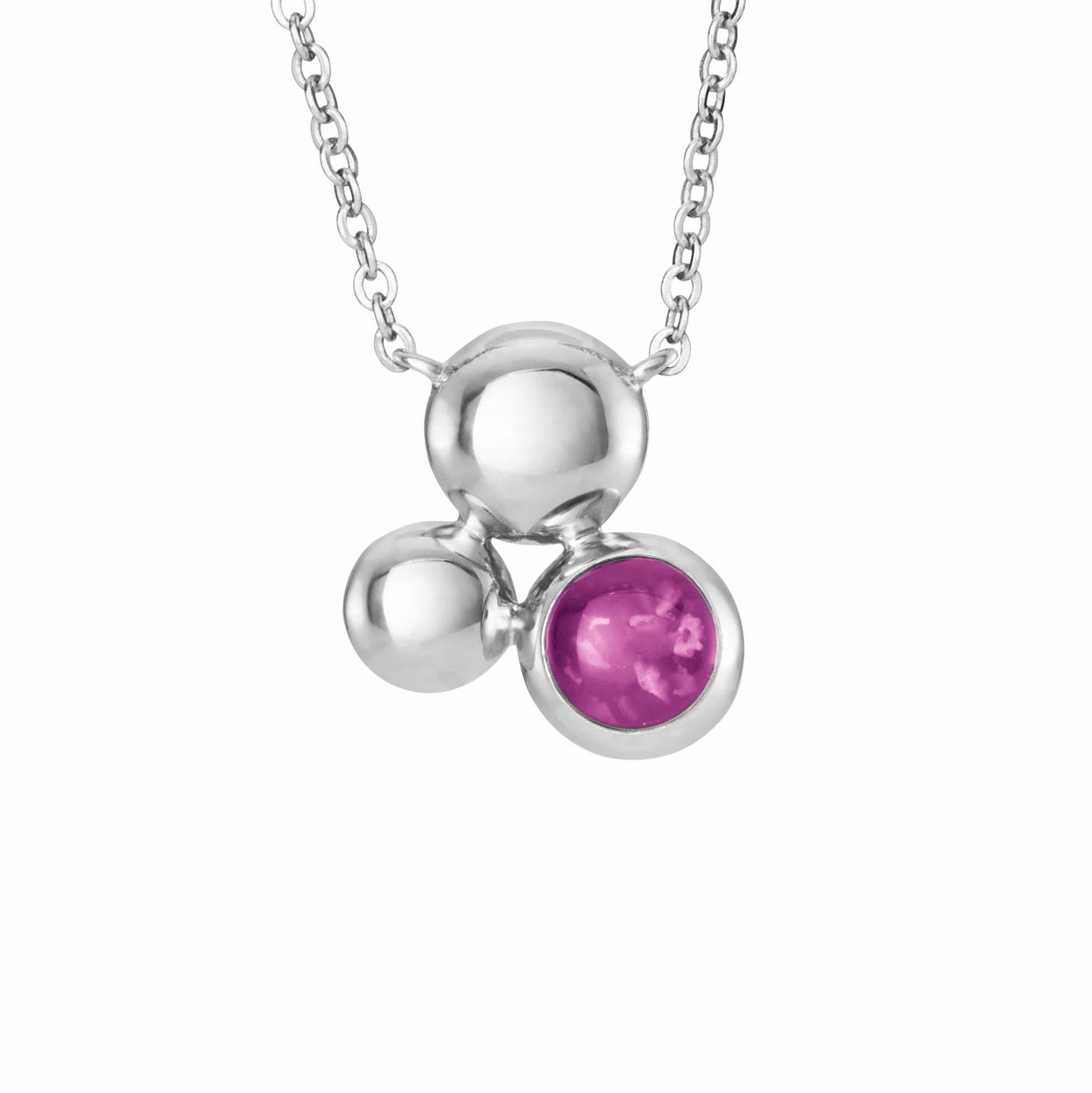 Load image into Gallery viewer, EverWith Ladies Rondure Array Memorial Ashes Necklace