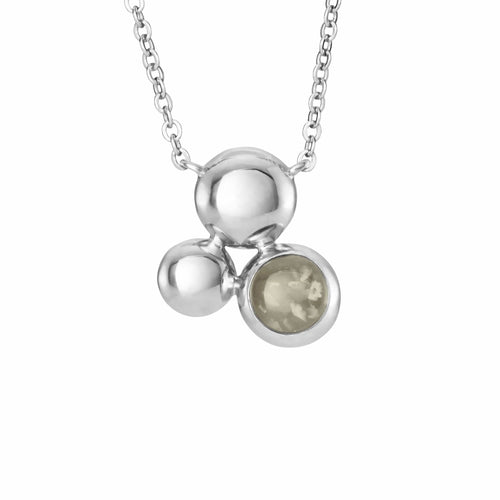 EverWith Ladies Rondure Array Memorial Ashes Necklace