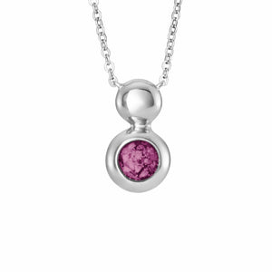 EverWith Ladies Rondure Drop Memorial Ashes Necklace