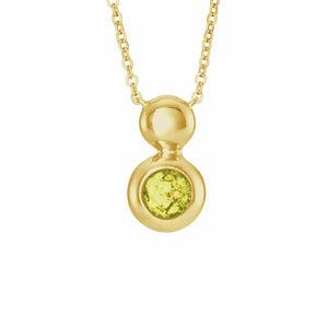 EverWith Ladies Rondure Drop Memorial Ashes Necklace