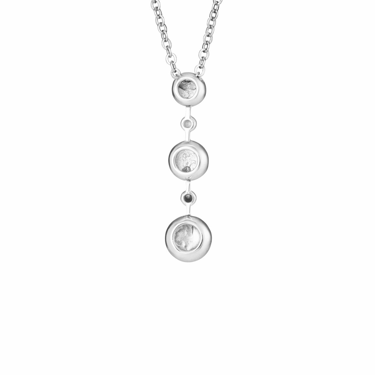 Load image into Gallery viewer, EverWith Ladies Rondure Triple Drop Memorial Ashes Necklace
