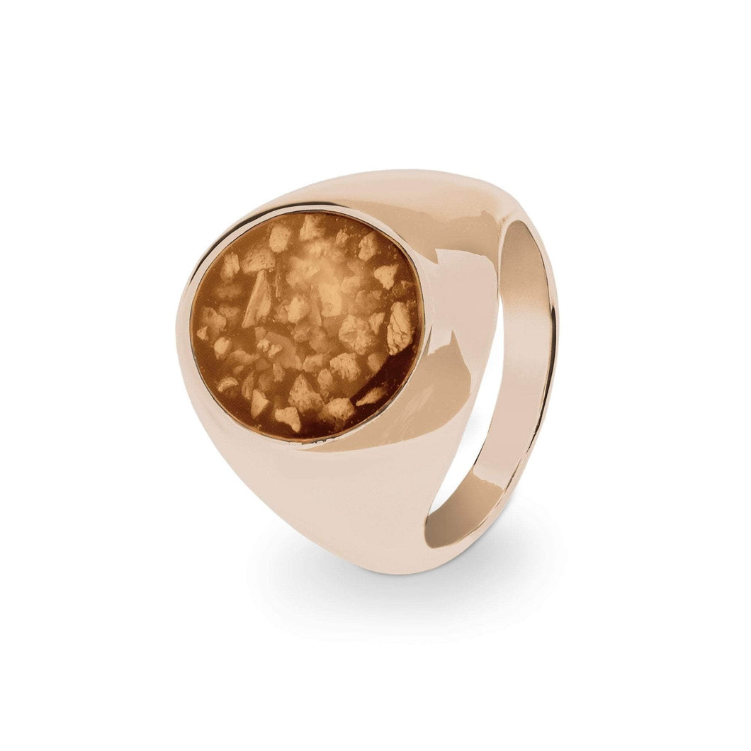 EverWith Gents Signet Memorial Ashes Ring