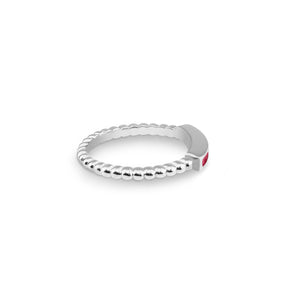 EverWith Ladies Channel Bubble Band Memorial Ashes Ring