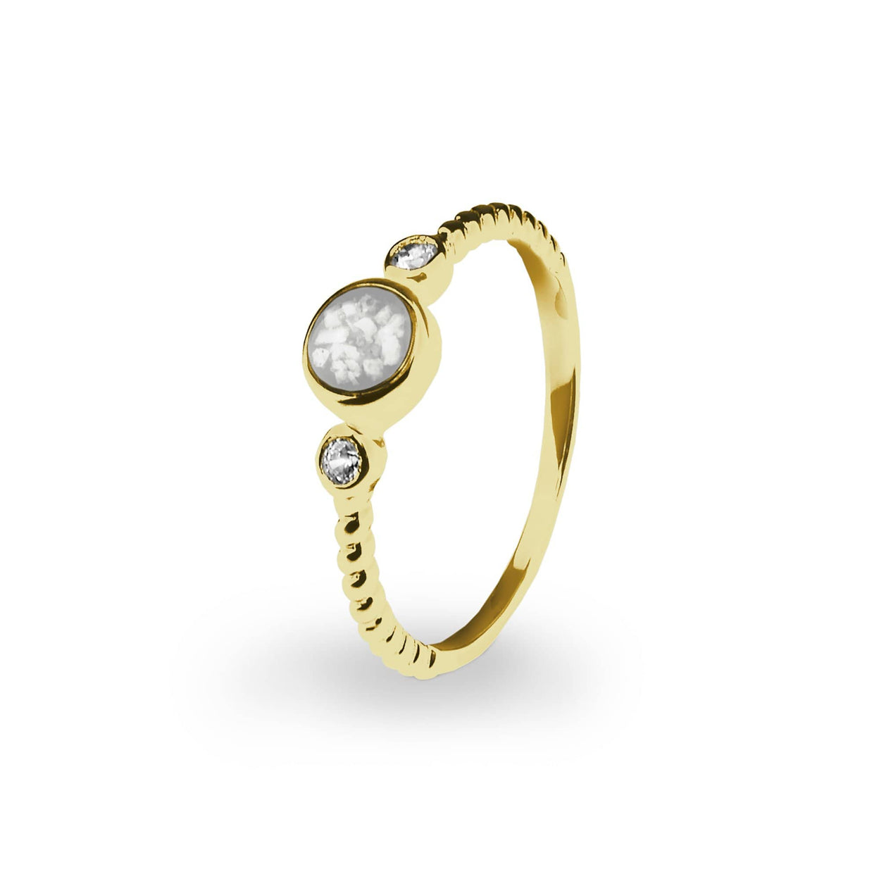 Load image into Gallery viewer, EverWith Ladies Peace Memorial Ashes Ring with Fine Crystals