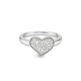 EverWith Ladies Oversized Heart Memorial Ashes Ring