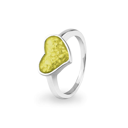 EverWith Ladies Oversized Heart Memorial Ashes Ring