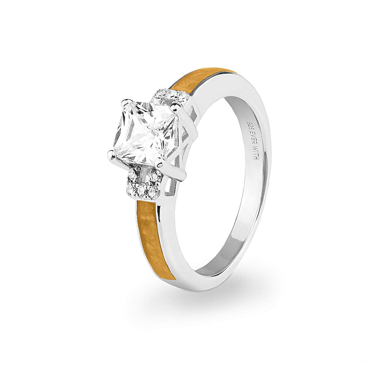 Load image into Gallery viewer, EverWith Ladies Honour Memorial Ashes Ring with Fine Crystals