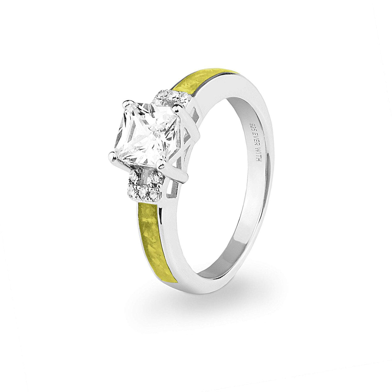 Load image into Gallery viewer, EverWith Ladies Honour Memorial Ashes Ring with Fine Crystals