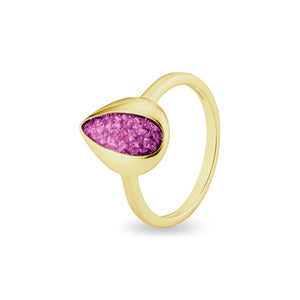 EverWith Ladies Rondure Teardrop Memorial Ashes Ring