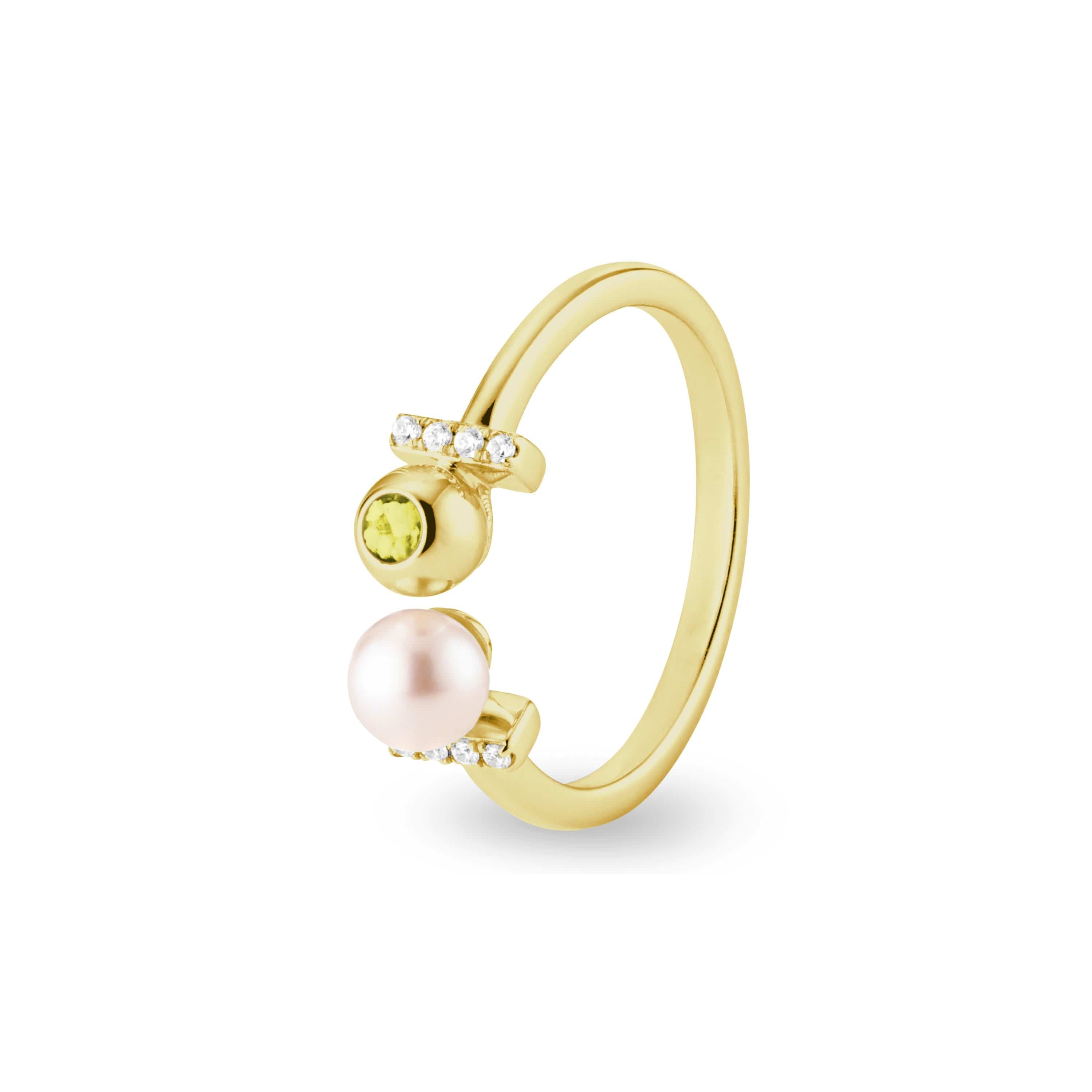 EverWith Ladies Rondure Opulence Memorial Ashes Ring 9k Yellow Gold Yellow