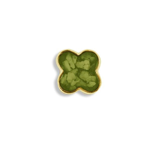 Load image into Gallery viewer, EverWith Large Clover Memorial Ashes Element for Glass Locket