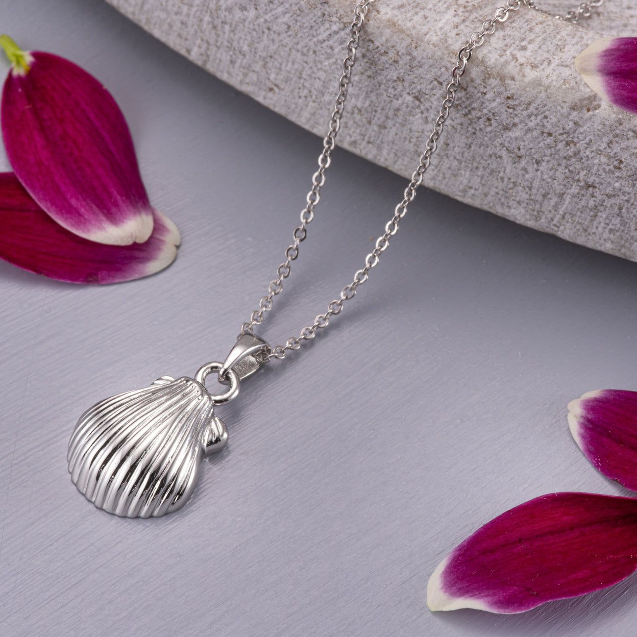 Load image into Gallery viewer, EverWith Self-fill Seashell Memorial Ashes Pendant