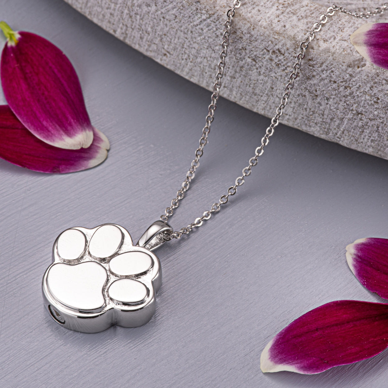 Load image into Gallery viewer, EverWith Self-fill Paw Forever Memorial Ashes Pendant