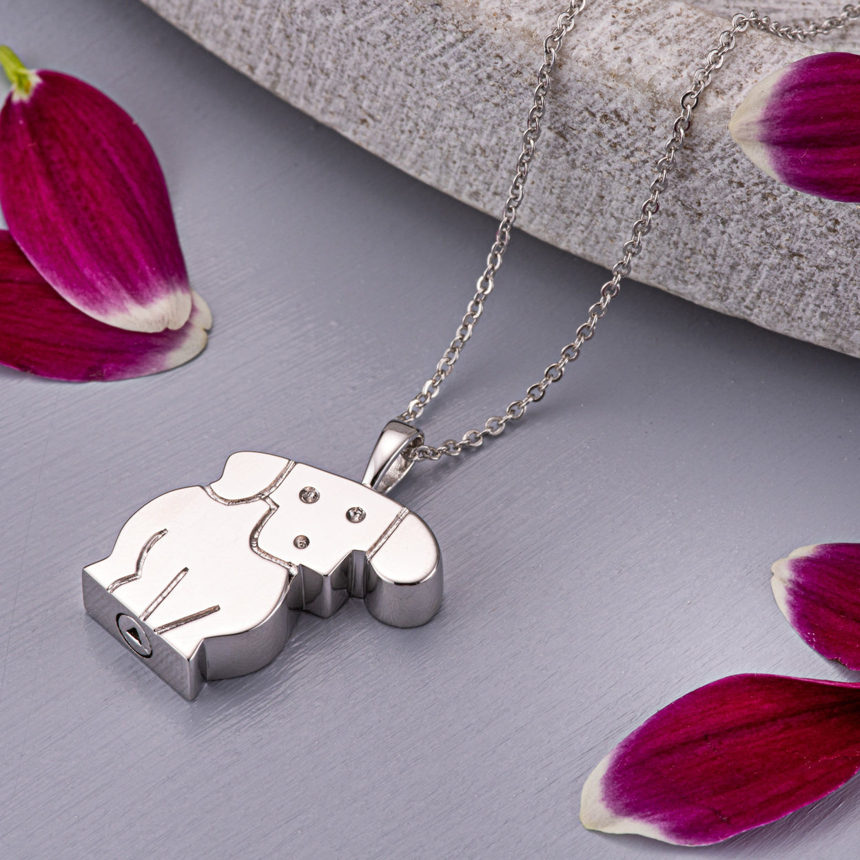 Load image into Gallery viewer, EverWith Self-fill Dog Memorial Ashes Pendant
