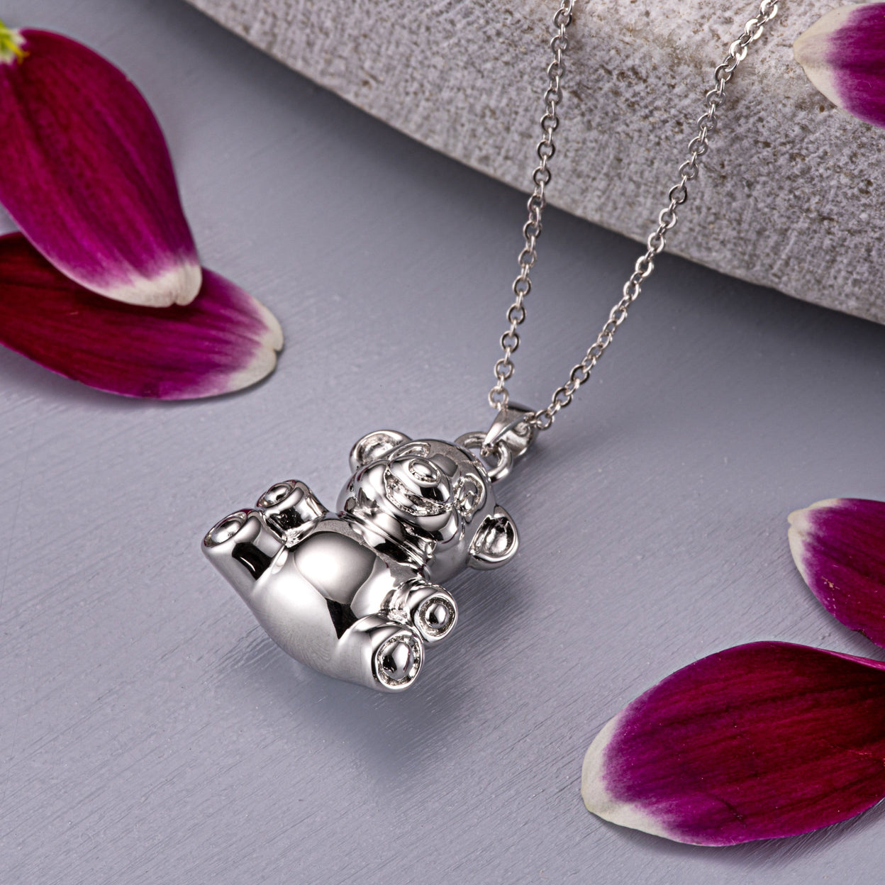 Load image into Gallery viewer, EverWith Self-fill Teddy Bear Memorial Ashes Pendant