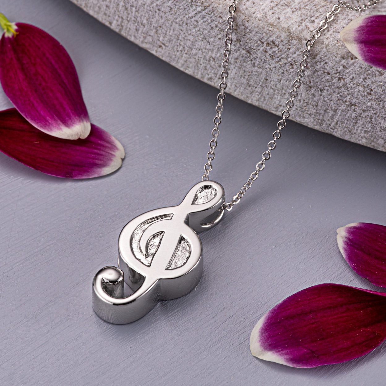 Load image into Gallery viewer, EverWith Self-fill Musical Note Memorial Ashes Pendant