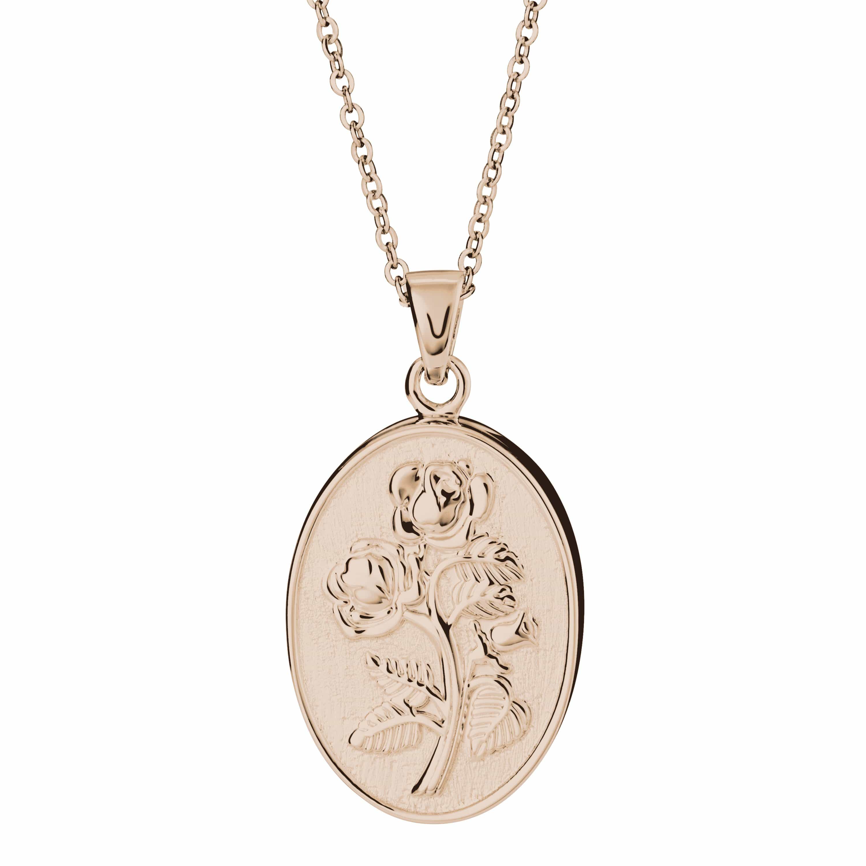 EverWith Self-fill Blossoming Rose Memorial Ashes Pendant 9k Rose Gold