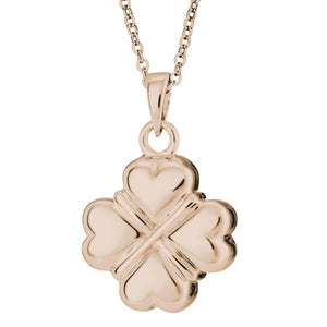 EverWith Self-fill Traditional Clover Memorial Ashes Pendant