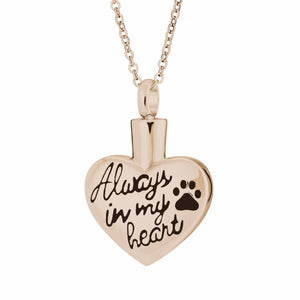 EverWith Self-fill Always in my Heart Memorial Ashes Pendant