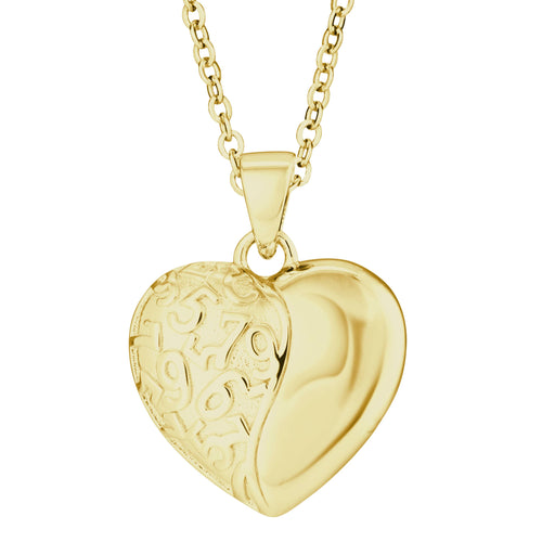 EverWith Self-fill Heart Swirl Memorial Ashes Pendant
