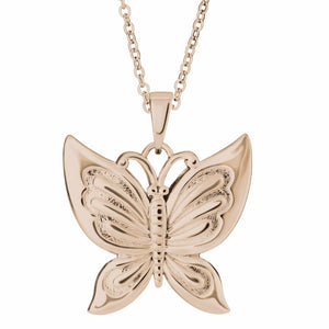 EverWith Self-fill Butterfly Memorial Ashes Pendant