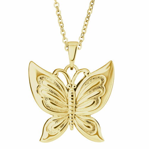 EverWith Self-fill Butterfly Memorial Ashes Pendant