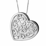 EverWith Self-fill Love Memorial Ashes Pendant 9k White Gold Fill