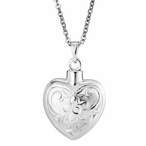 EverWith Self-fill Elegant Heart Memorial Ashes Pendant