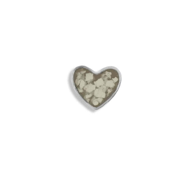 Load image into Gallery viewer, EverWith Small Heart Memorial Ashes Element for Glass Locket